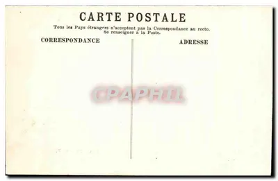 Grenoble — A Praça Victor-Hugo e a cadeia dos Alpes — Fot. O.V. — Papeterie des Alpes, Eug. Robert, Grenoble — Verso