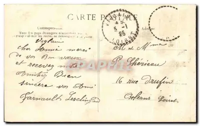 Saint-Malo — Os Muros — Costa da Esmeralda — Editor E.D. n°12 — Verso