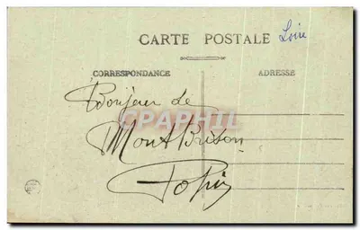 Montbrison — Ogólny widok — Wyd. Vve Pahilage, nr 1 — Rewers