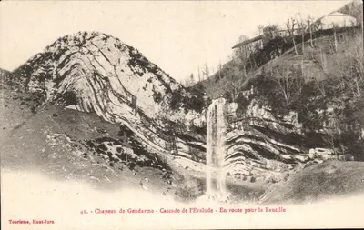 Chapéu de Gendarme - Cachoeira de l'Evalude - Em direção à Faucille — Turismo, Alto Jura, n°41