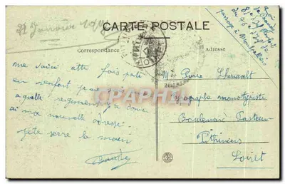Montpellier — A Cidadela do 2º Génio — Ed. J. Jouët, Bazar Populaire — Verso