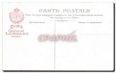 Paris-Plage - O Castelo — Chocolat Lombart, editor — Verso