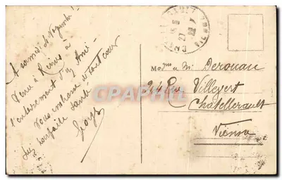 Reims — A Catedral incendiada pelos Alemães em 19 de Setembro de 1914 — editor Reims, n°82 — Verso