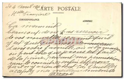 Damvant (Suíça) — Escritório das Alfândegas Suíças — editor desconhecido, n° 13 — Verso