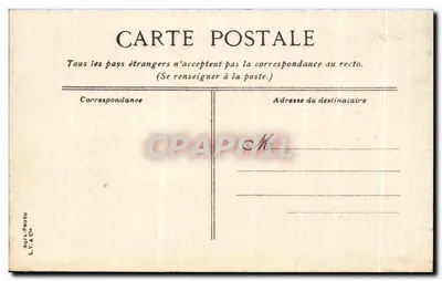 Palácio da Argélia — Exposição Colonial de Marselha 1906 — L.V.&C° — Verso