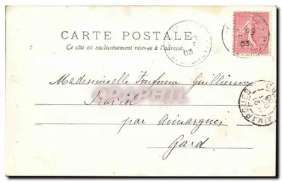 Casteljaloux (L.-et-G.) — Pastor Landais — Eng. Dupin, editor, Casteljaloux — Verso