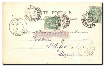Auvergne - La Montagnarde — P. Juliot, editor, Clermont-Ferrand, número de serie no visible — Reverso