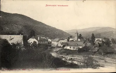 Servance (Hte-Saône) — Vista geral — Ad. Wolcz, Saint-Dié, N° 4027, CL D.