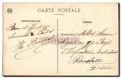 Servance (Hte-Saône) — Vista geral — Ad. Wolcz, Saint-Dié, N° 4027, CL D. — Verso