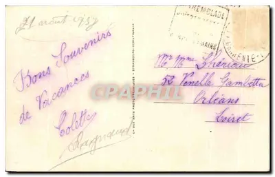Ronce-les-Bains — A Praia com maré baixa — LL.12 — Verso