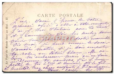 Recém-nascido saindo de um ovo — Zut ! Eu volto — editor Le Tour du Monde dans un Œuf, n° II — Verso