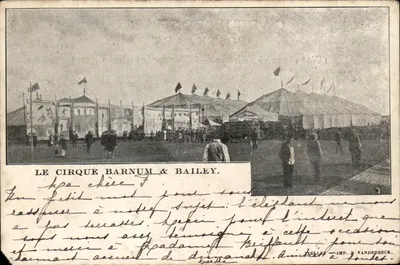 Le Cirque Barnum & Bailey — Elefant — Wyd. J. Vanderbeck, Koertr