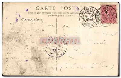 Richelieu na Dique de La Rochelle — de acordo com Henri Motte — Coleções ND Phot — Verso