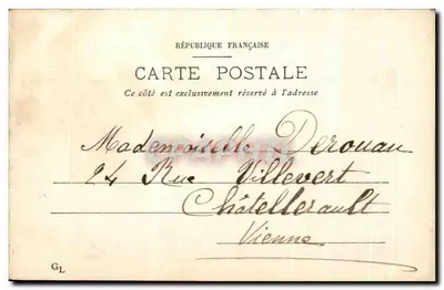Relógio de São João, em Lyon, restaurado em 1894 — por MM. CHATEAU Frères, de Paris — Verso