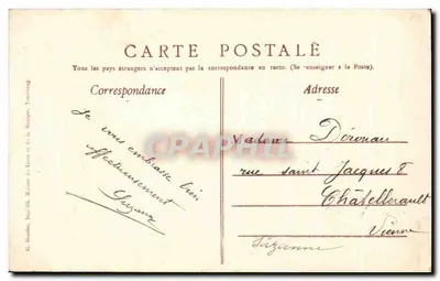 List — Salony 1902 — A. Desplanques — Rewers