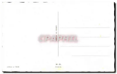 Troféu de mamute — caricatura — M.D. Paris, série n° 959 — Verso