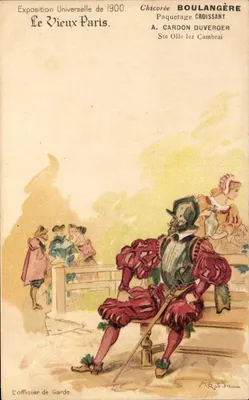 L'officier de Garde — Exposition Universelle de 1900 — A. Cardon Duverger, Ste Olle lez Cambrai