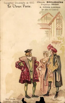 Bourgeois du Quartier Moyen — Exposition Universelle de 1900 — A. Cardon Duverger