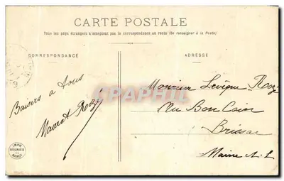 Jeunesse de Gugusse — jongleur équilibrant un chapeau haut de forme — Édition Bergeret — Verso