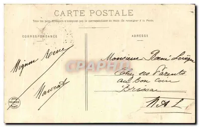 Jeunesse de Gugusse — Enfant en tenue de héros soulevant des haltères — Édition Bergeret n°2 — Rewers