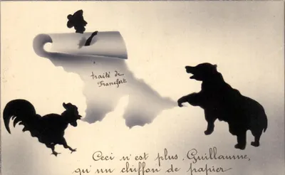 Tratado de Frankfurt — Rooster and Bear — A.L.G. Paris