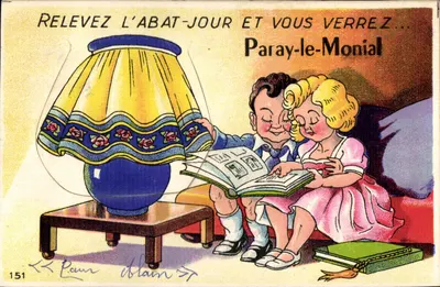 Paray-le-Monial — brincadeira com abajur — Edições Gaby n°151