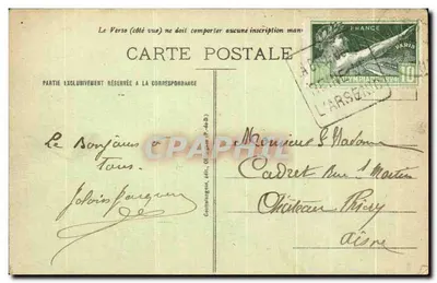 La Bourboule - Place de la Victoire i Roche-des-Fées — a.d'o. - 828 — Rewers