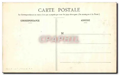 Le Mont Dore — La Rue Ramond und die Einrichtung — G. Delaunay, Verlag, Clermont-Ferrand — Rückseite