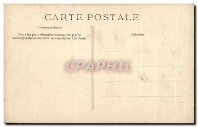 Montluçon — Boulevard Courtais e a Postal — Editor E. F. D. — Verso