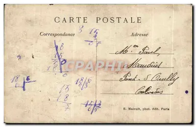 Asnières — Cmentarz dla Psów — Pomnik Barry'ego — E.M. n°3207 — Rewers
