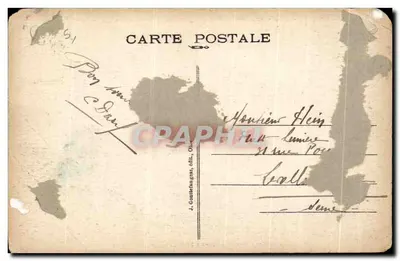 Le Grand Tournant sur le Ruisseau de Diane — Route Thermale d'Auvergne, du Mont-Dore à Saint-Nectaire — G.D'O. n°120 — Verso