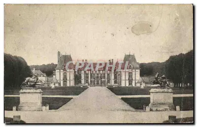 Bilhete postal antigo Castelo de Grosbois Boissy St Leger