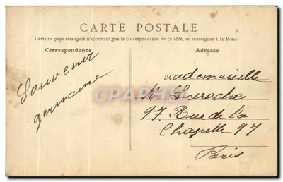 Orléans - Jeanne d'Arc, autorstwa Le Veel — wydawca nie widoczny, nr serii 746 — Rewers