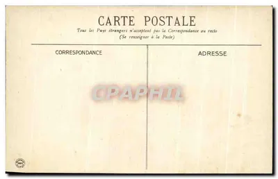 Vichy — Estátua da Caridade diante da entrada do Hospital Civil — G.D. — Verso