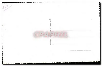Chamonix — Linia kolejowa Montenvers i Dru — Société Graphique Neuchâtel — Rewers
