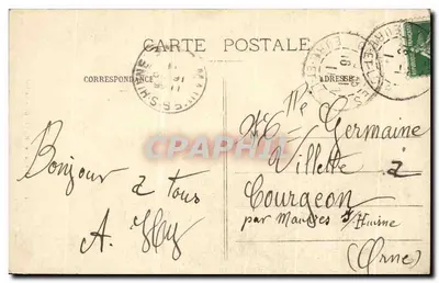 Katedra w CHARTRES - Nef — Ch. Foucault, wyd., Dreux, nr 4 — Rewers