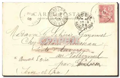 Il Castello di Valançay — Valançay — Parigi, editore n. 325 — Verso