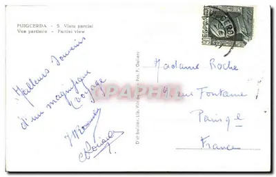 Puigcerdà — Vista parcial — editor F. Guilera — Verso