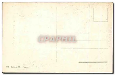 Chiostro della Chiesa di S. Maria Novella - Florenca — Wydawca A. O. - nr 609 — Rewers