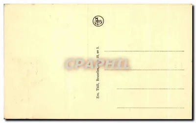 Iepres — As Halles em 1914 — Editor Thill, série 19, n° 5 — Verso