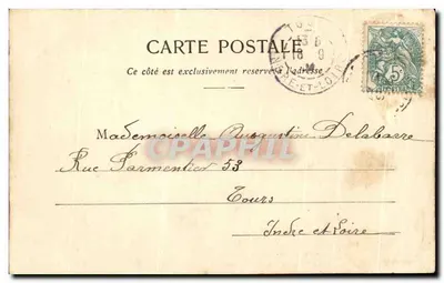 Notre-Dame d'Etang - Vicinanze di Dijon — L. V., edit. — Verso