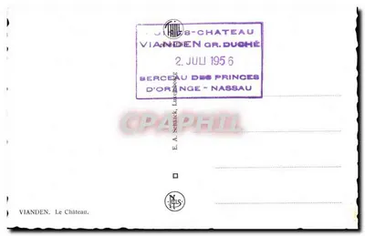 Vianden — Zamek — wydawca Thil, nr 6 — Rewers