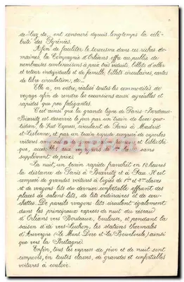 Le Lioran, Rocamadour, Vig-sur-Cère — Hoteles de la Compañía de Orléans — Reverso