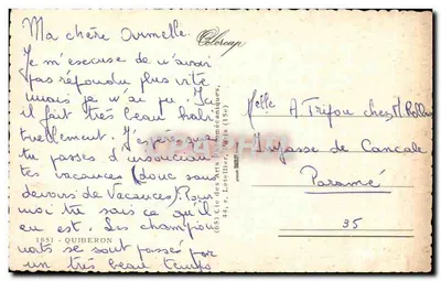 Quiberon — Curé Iodé — editor Colorcap — Verso