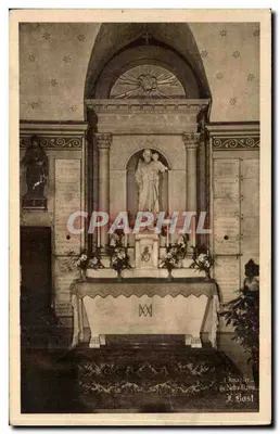 Nossa Senhora de Vichy — Antiga igreja dedicada a São Blásio, capela atual dedicada a São José — Imagerie de Notre Dame, H. Host