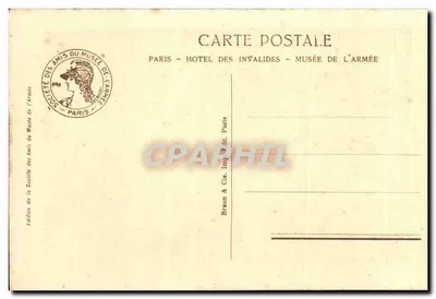 Sala François Ier — Muzeum Armii — wydanie przez Stowarzyszenie Przyjaciół Muzeum Armii — Rewers