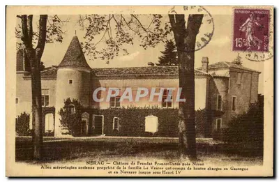 Nérac — Castelo de Frandat Franco-Datus perto de Nérac — Fot. Duvail-Maison