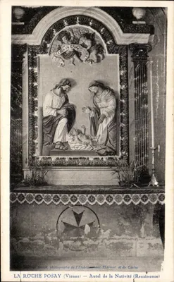 La Roche-Posay — Altar da Natividade (Renascimento) — fotografia do Estabelecimento Termal e do Cassino