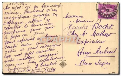 Biarritz — Vue d'ensemble — Édition Primits, n° 504 — Verso
