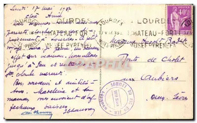 लूर्ड - ले गाव और बेसिलिका - एडिटर कैप, संख्या 354 — पीछे